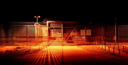 Detention Centre. Photograph by Rosemary Laing. Courtesy Tolarno Galleries.