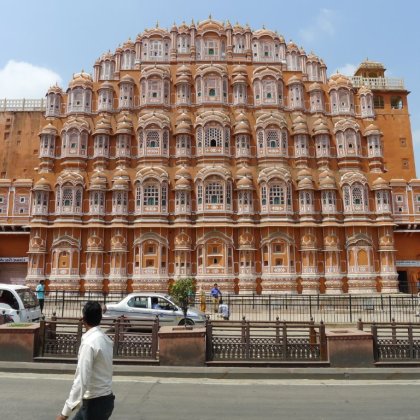 Hawa Mahal, built 1799, City Palace, Jaipur 